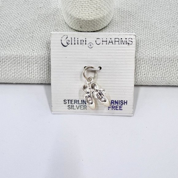 NWT - Cellini - Ballet Shoes Sterling Silver Charm - Picture 6 of 6